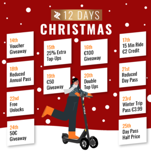 ZEUS E-Scooters 12 Days of Christmas Special Offers and Disounts